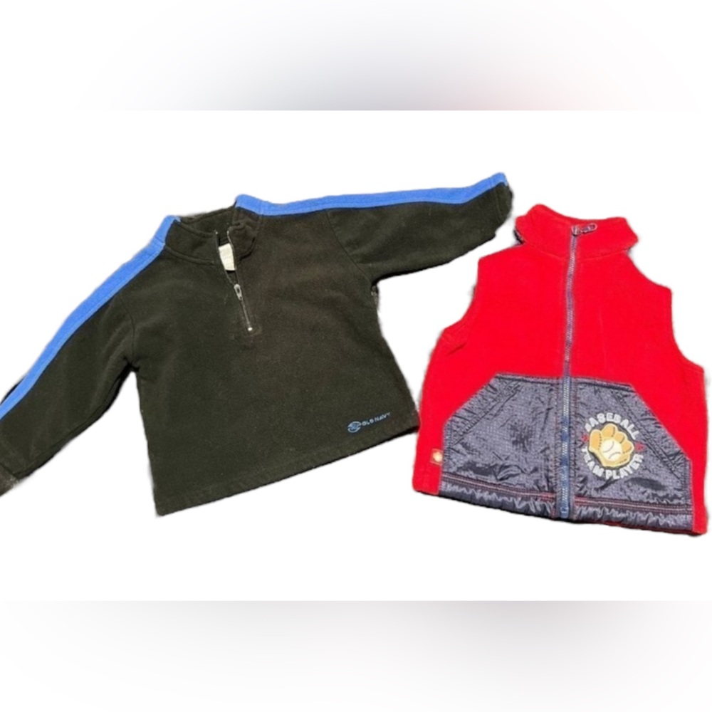 Boys 2 piece Bundle - Sweater and Vest Sz. 12-18 Months